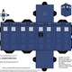 Illustration for article titled Print out and fold your own paper TARDIS and Daleks